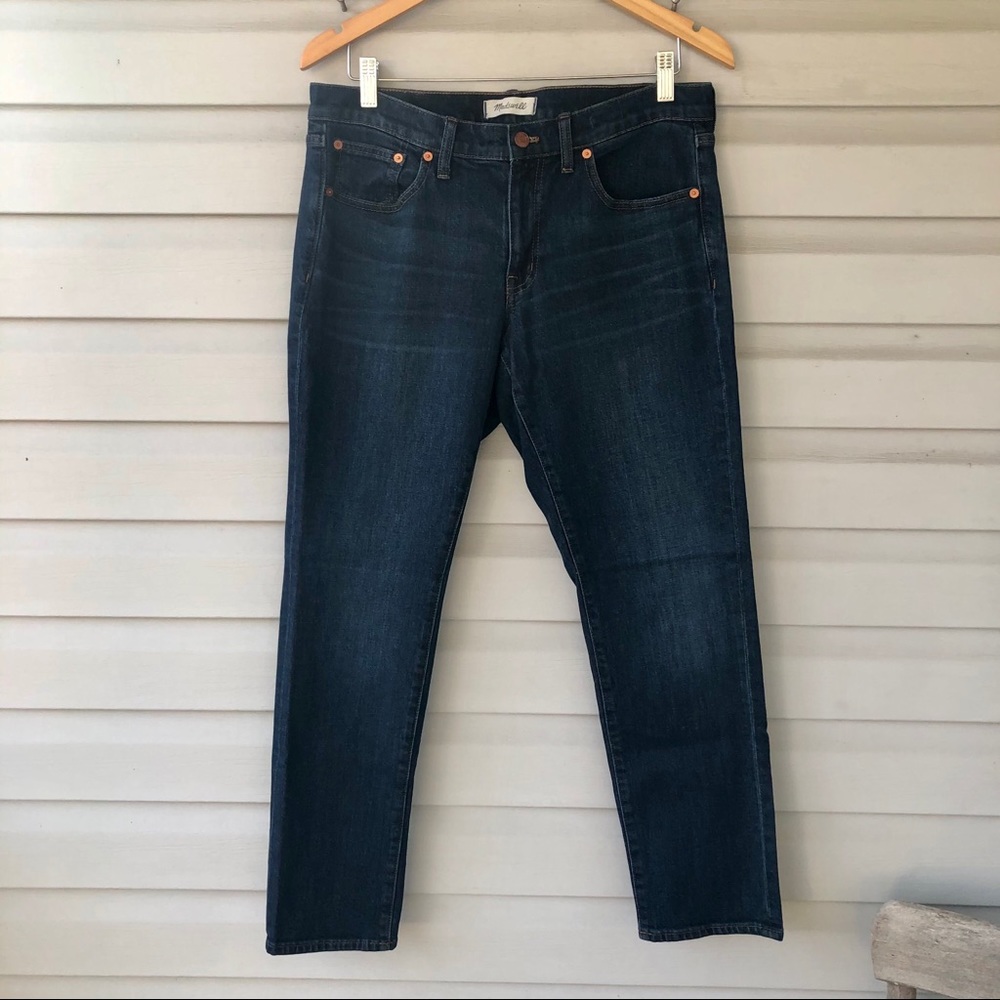 Madewell Slim Boyjean midrise 29 ankle length